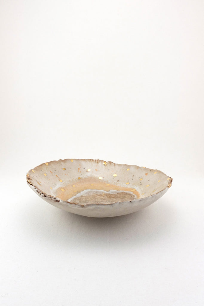 Extra Small Iceland Footed Dish, Northern Lights by Minh Singer
