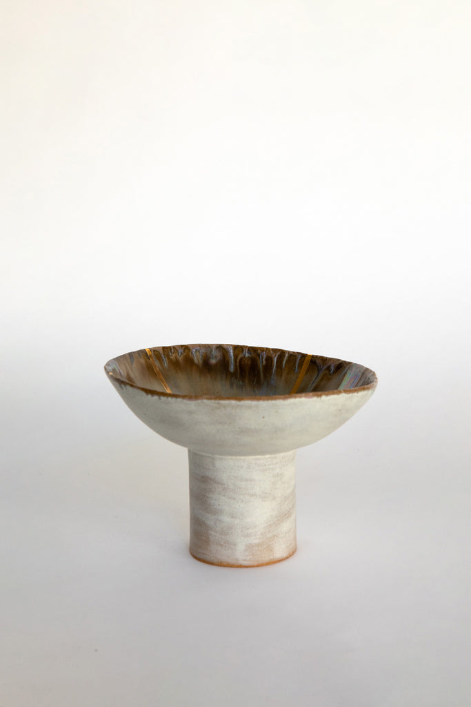 Large Iceland Pedestal Bowl by Minh Singer at Abacus Row
