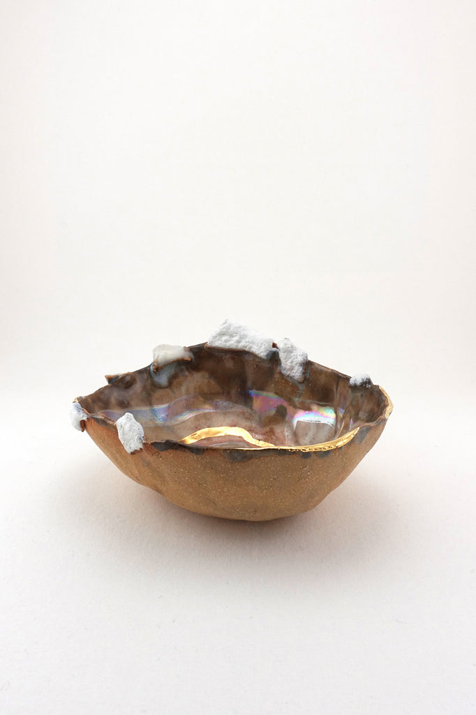 Mini Iceland Shell with Gold Ripple by Minh Singer at Abacus Row