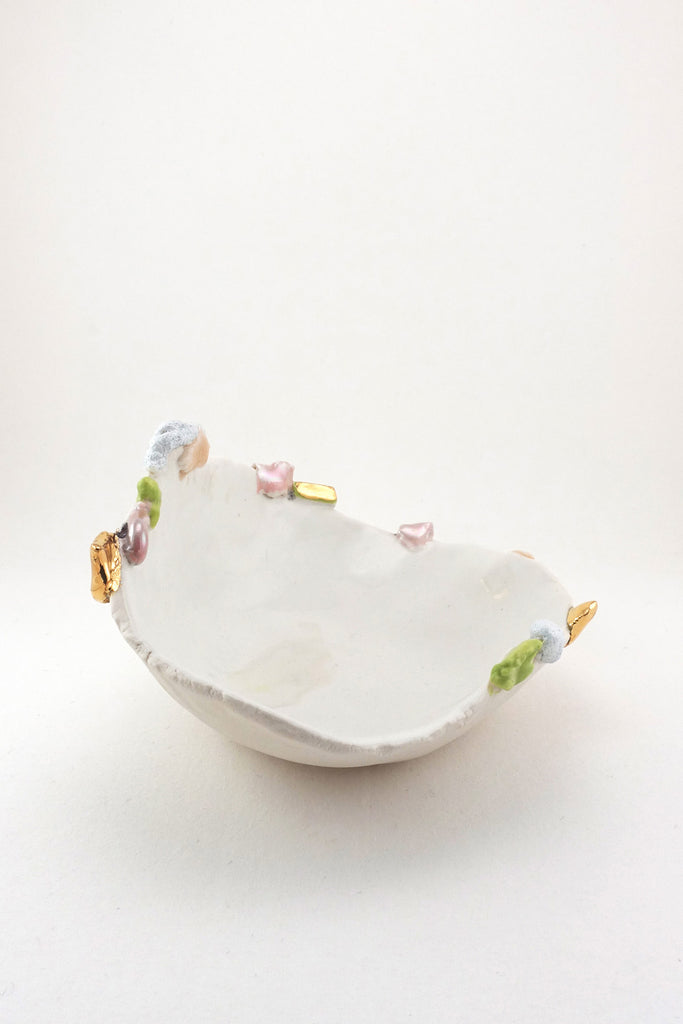 Extra Small Sakura Dish with Gold by Minh Singer at Abacus Row
