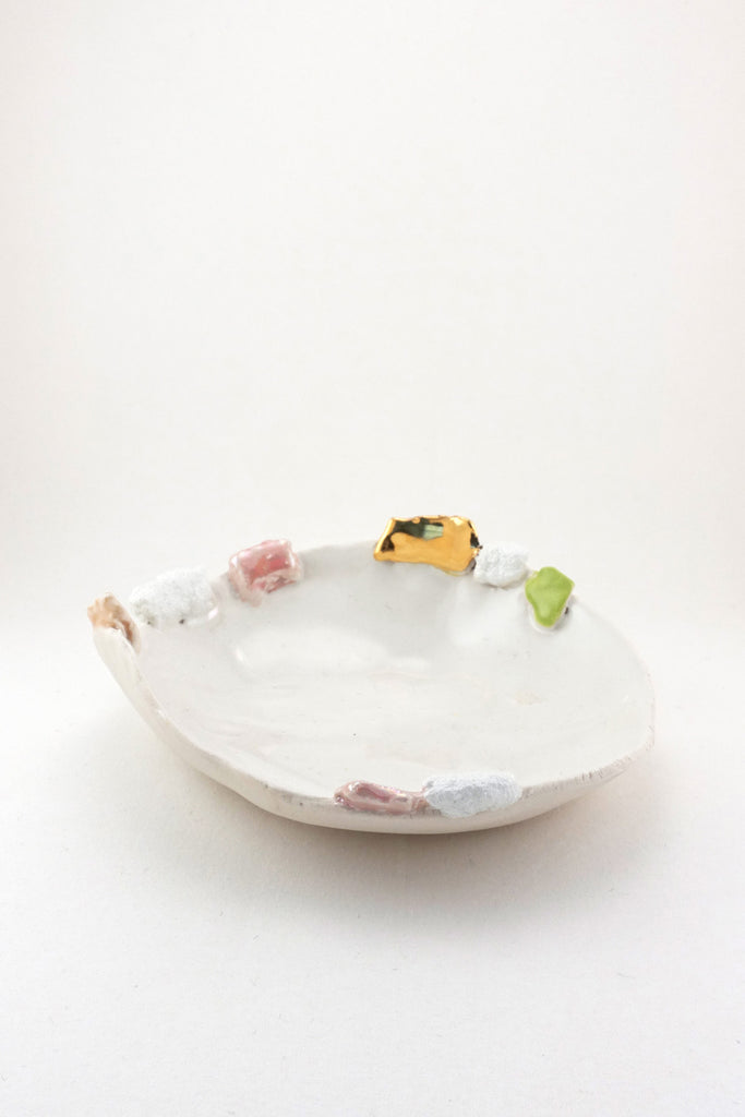 Extra Small Sakura Dish with Gold by Minh Singer at Abacus Row