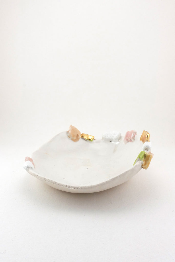 Extra Small Sakura Dish with Gold by Minh Singer at Abacus Row