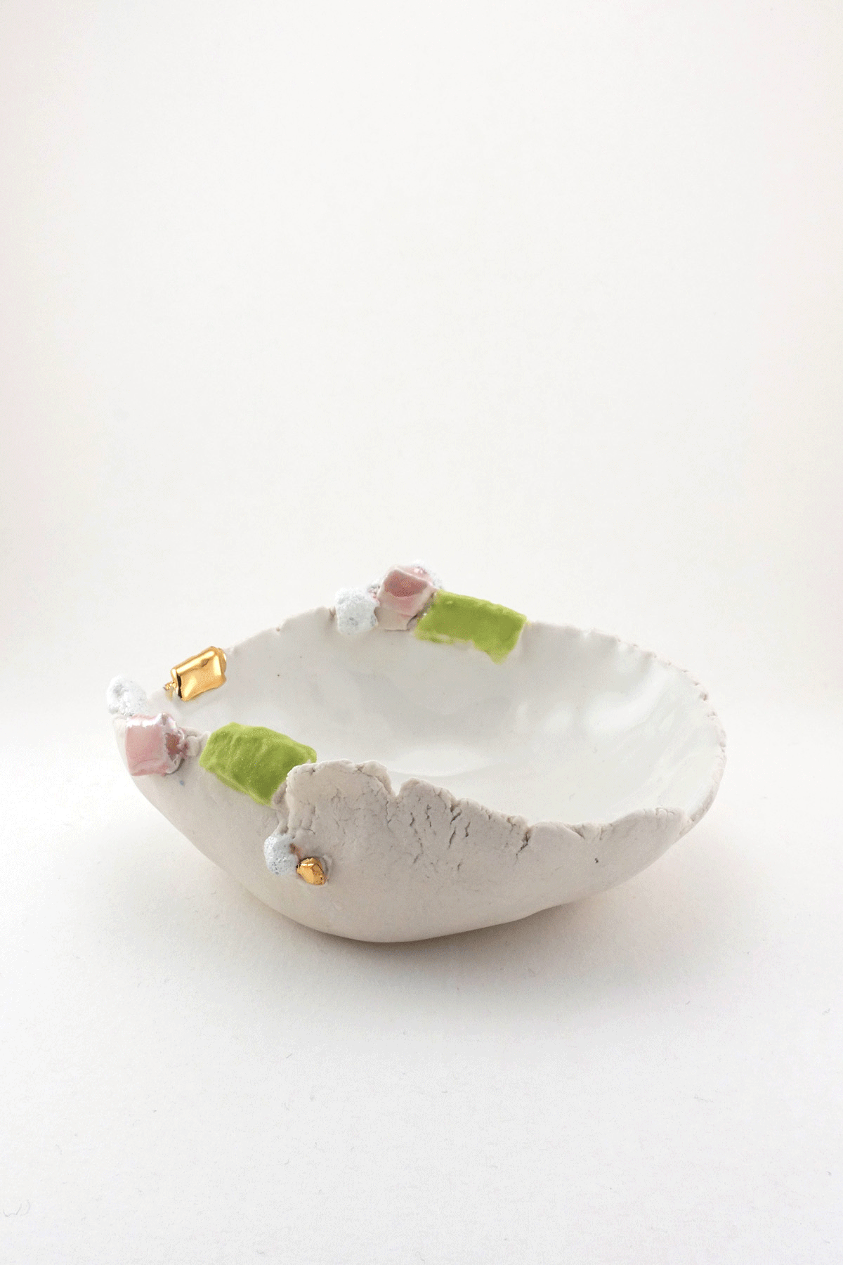 Mini Sakura Dish with Gold by Minh Singer at Abacus Row