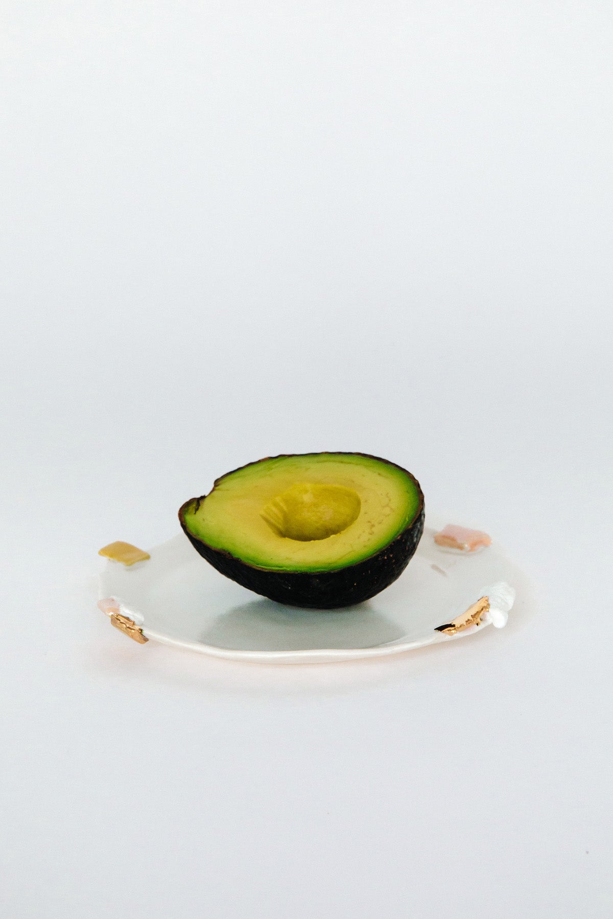 Small Sakura Plate with Gold by Minh Singer at Abacus Row Jewelry