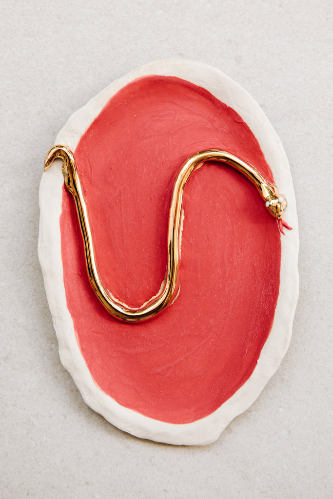 Small Oval Offering Dish by Minh Singer at Abacus Row