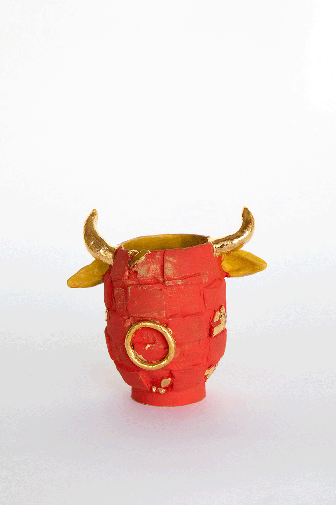 Ox Zodiac Vessel