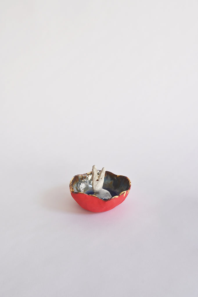 Water Rabbit Incense Burner by Minh Singer at Abacus Row
