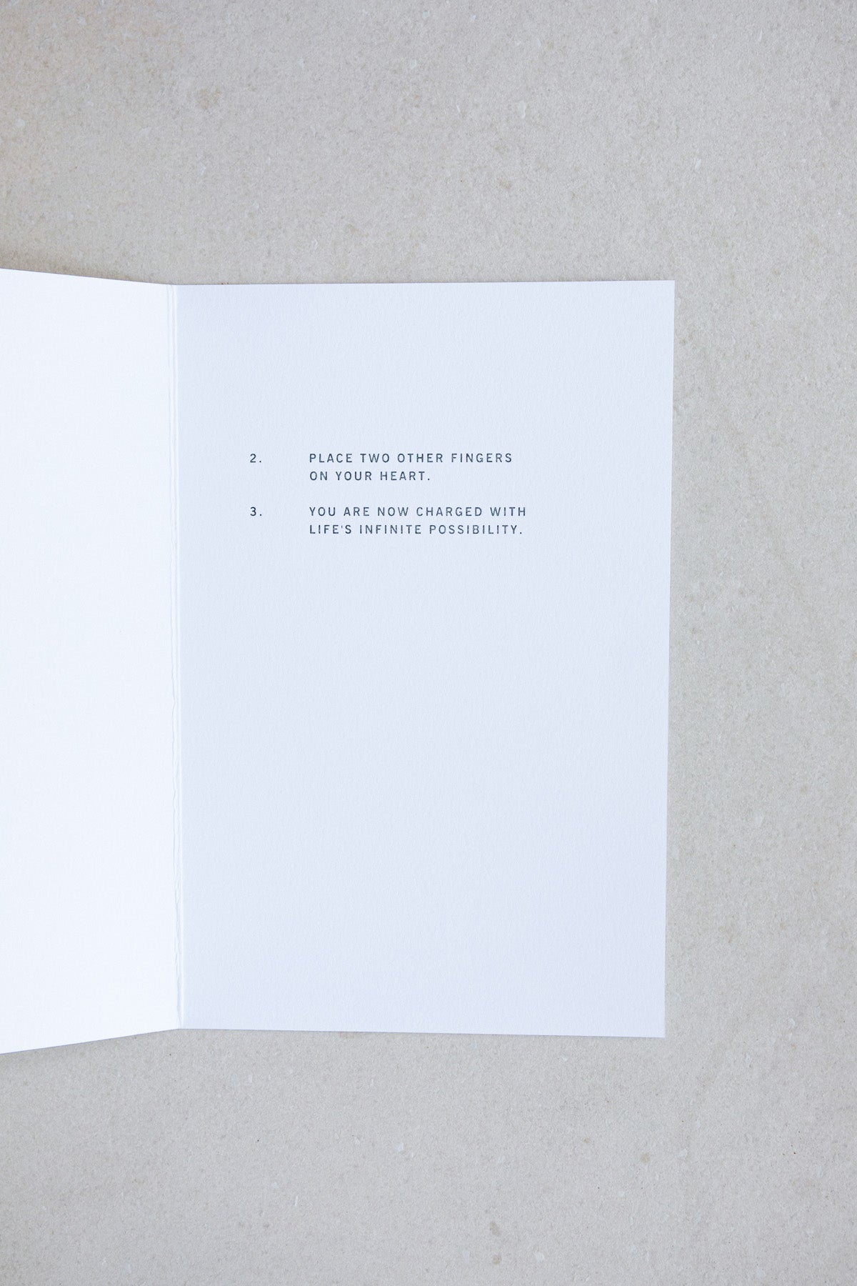 Charged Card Interior by NOAT at Abacus Row Handmade Jewelry