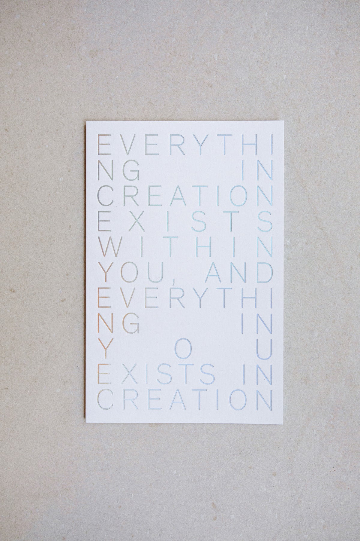 Creation Card by NOAT at Abacus Row Handmade Jewelry