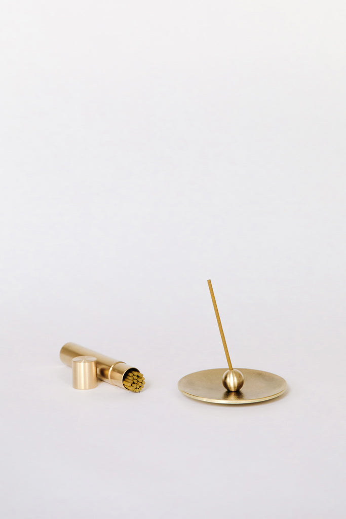 Round Brass Burner Set by Nousaku at Abacus Row