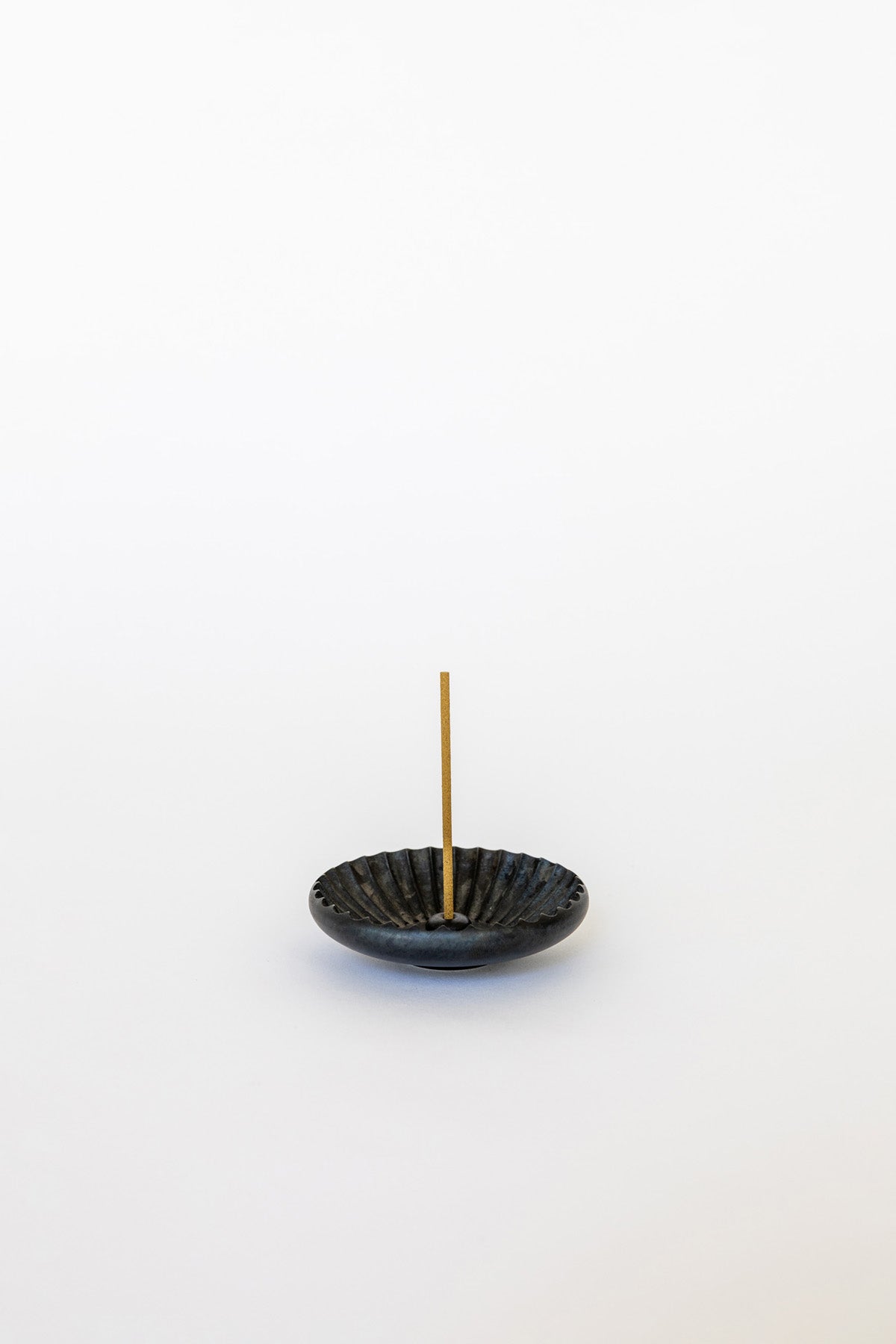 Blackish Brown Chrysanthemum Incense Stand by Nousaku at Abacus Row
