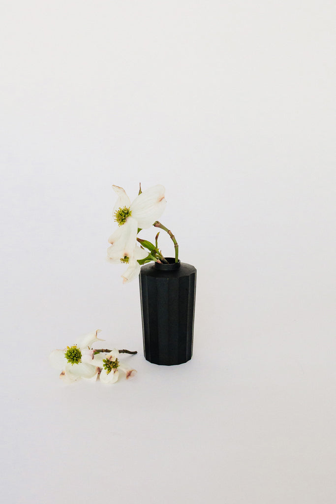 Flower Vase - Blackish Brown Hexadecagon by Nousaku at Abacus Row