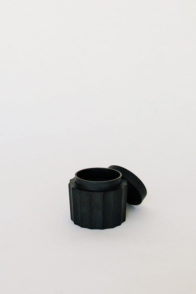 Small Pot - Blackish Brown hexadecagon by Nousaku at Abacus Row