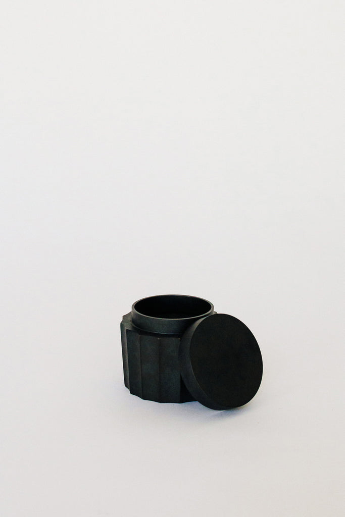 Small Pot - Blackish Brown hexadecagon by Nousaku at Abacus Row