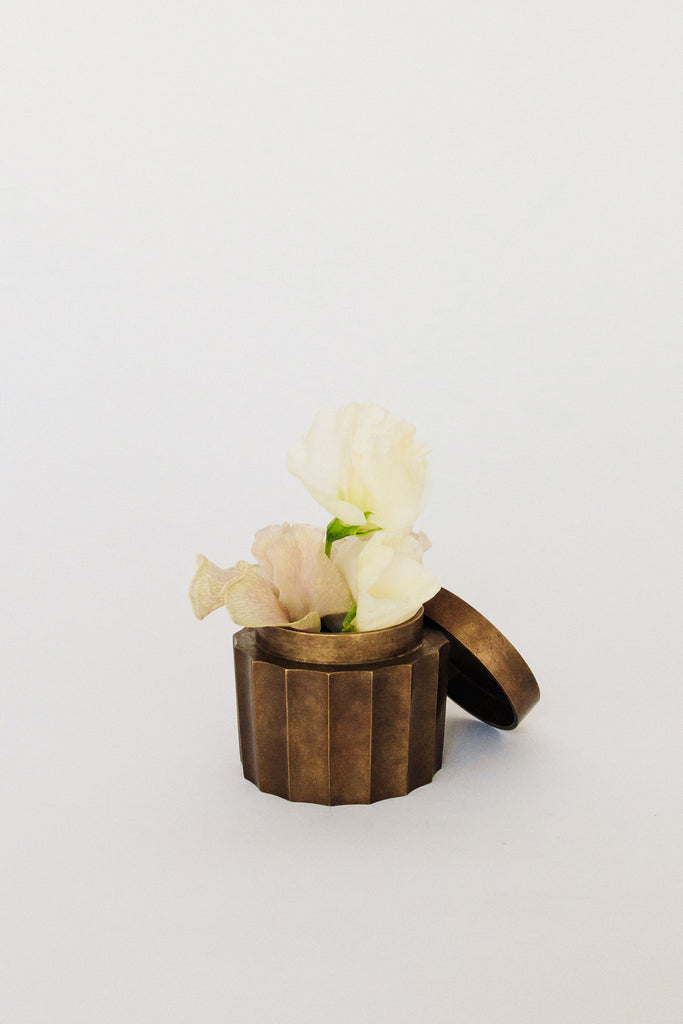 Small Pot Golden Brown - hexadecagon by Nousaku at Abacus Row