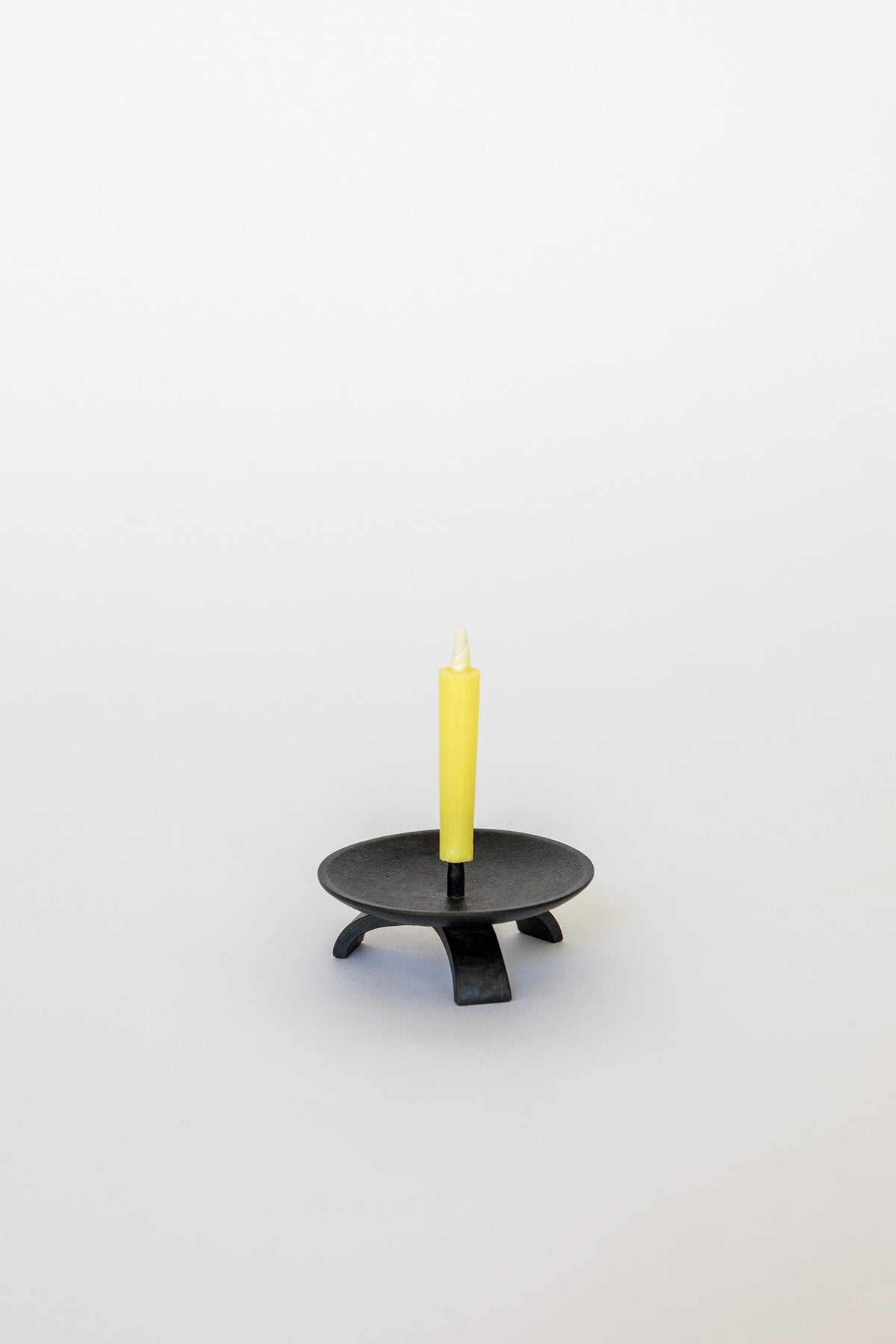 Blackish Brown Tripod Candle Holder by Nousaku at Abacus Row