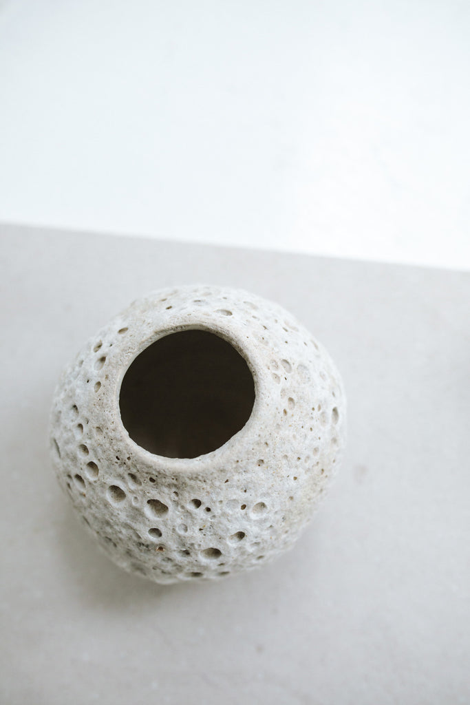 Small Moon Vase by Raina Lee
