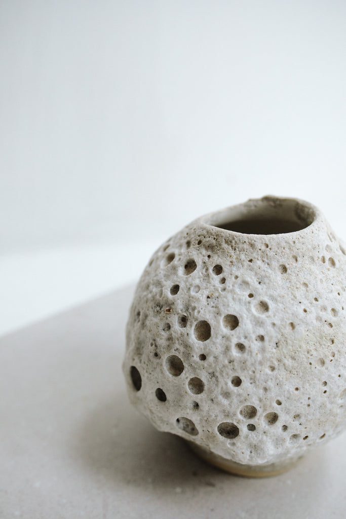 Small Moon Vase by Raina Lee