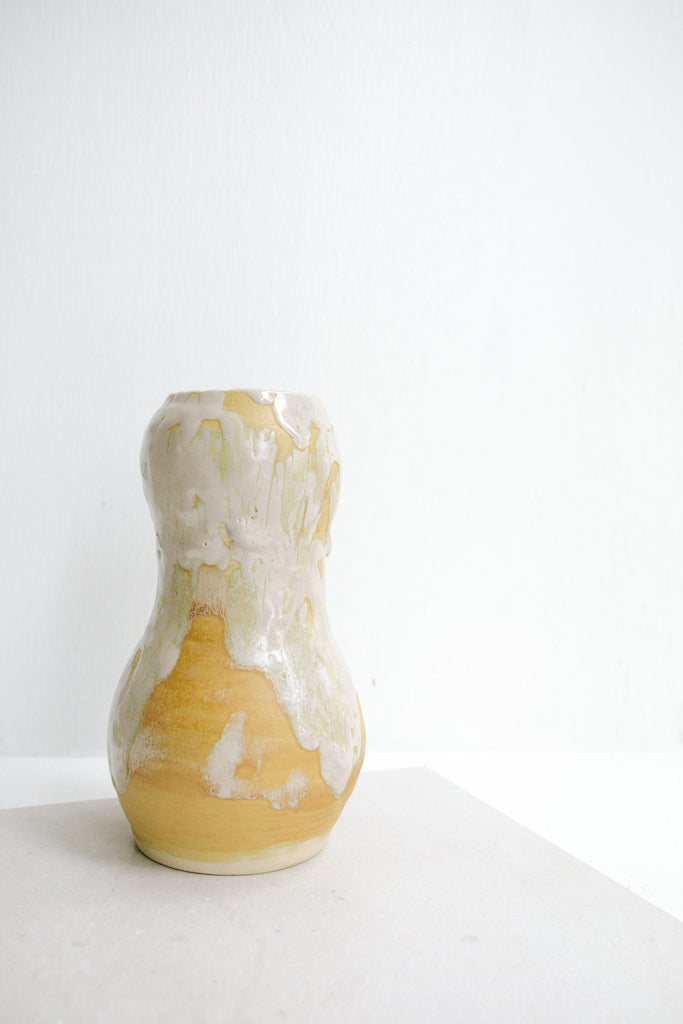 Silvercream Garlic Head Vase by Raina Lee