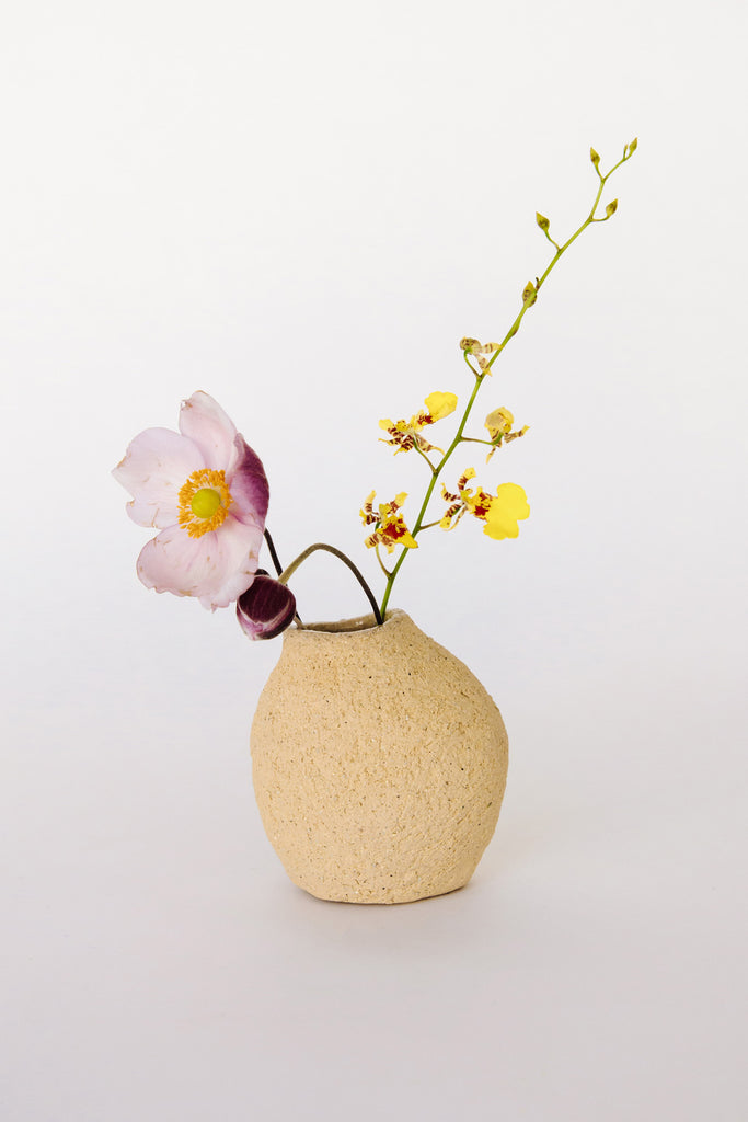 Small Bare and Cream Buddie Vase by SKINNY at Abacus Row