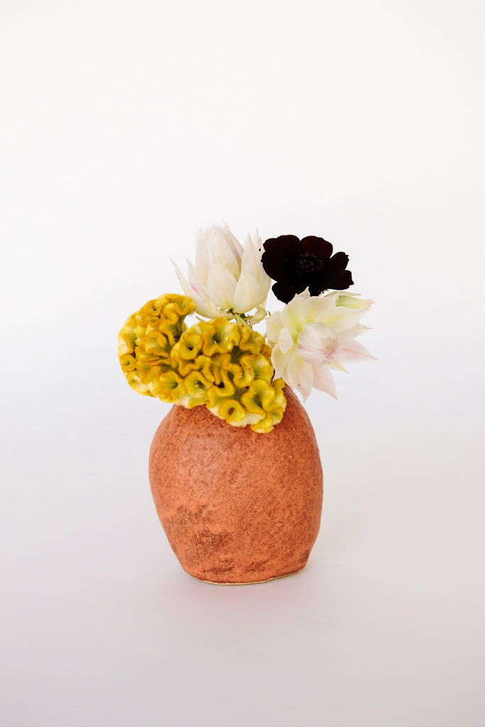Medium Hibiscus Buddie Vase by SKINNY at Abacus Row Handmade Jewelry