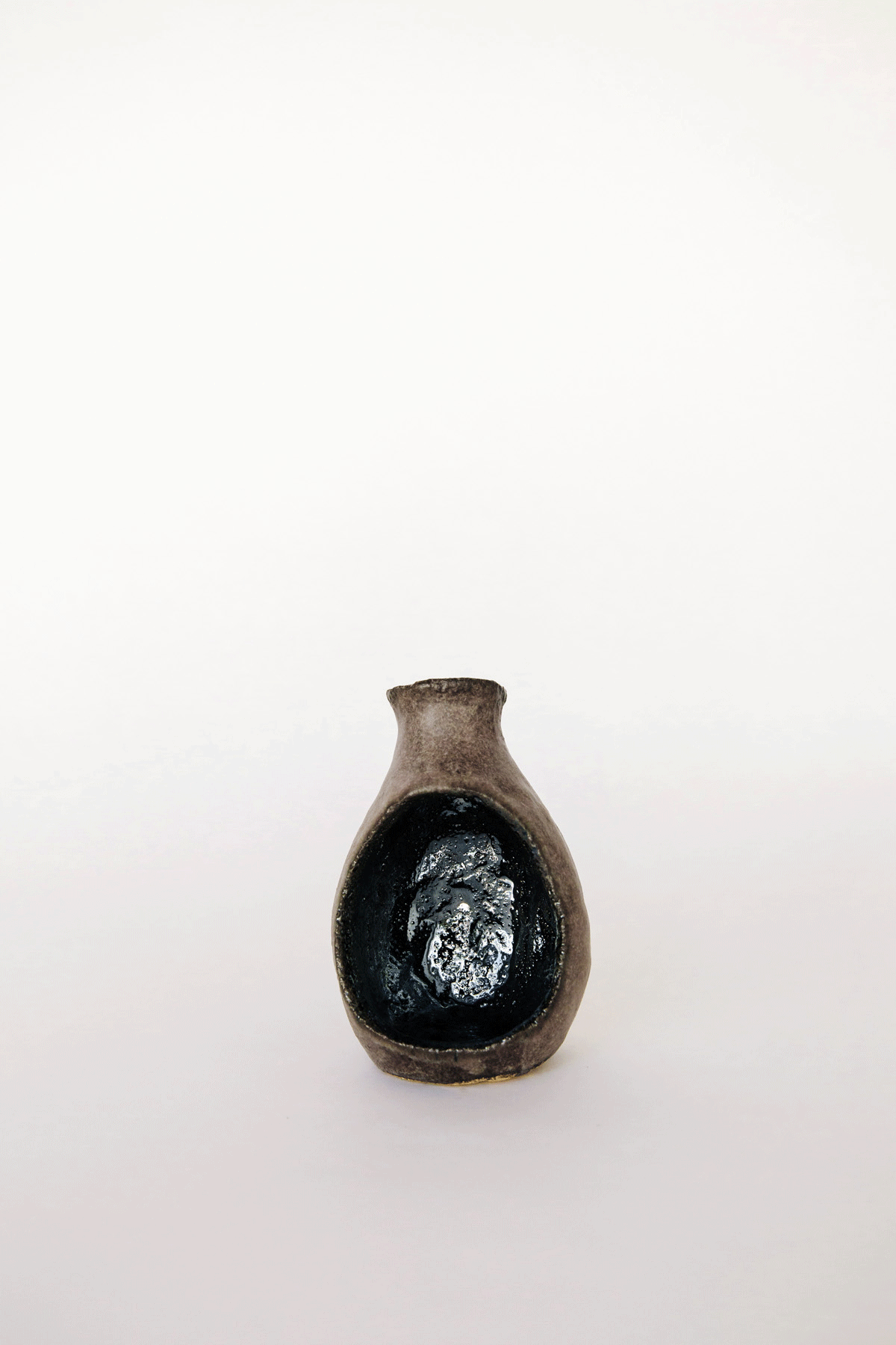Acai and Palladium Chimney Vase by SKINNY at Abacus Row