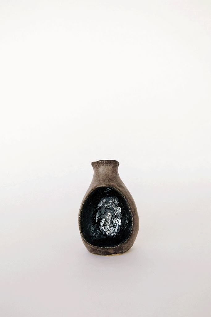 Acai and Palladium Chimney Vase by SKINNY at Abacus Row