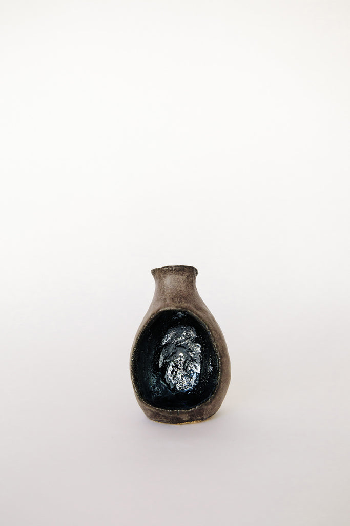 Acai and Palladium Chimney Vase by SKINNY at Abacus Row