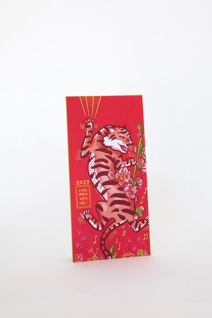 Year of the Tiger Tết Lì Xì Envelopes by Stacy Nguyen at Abacus Row