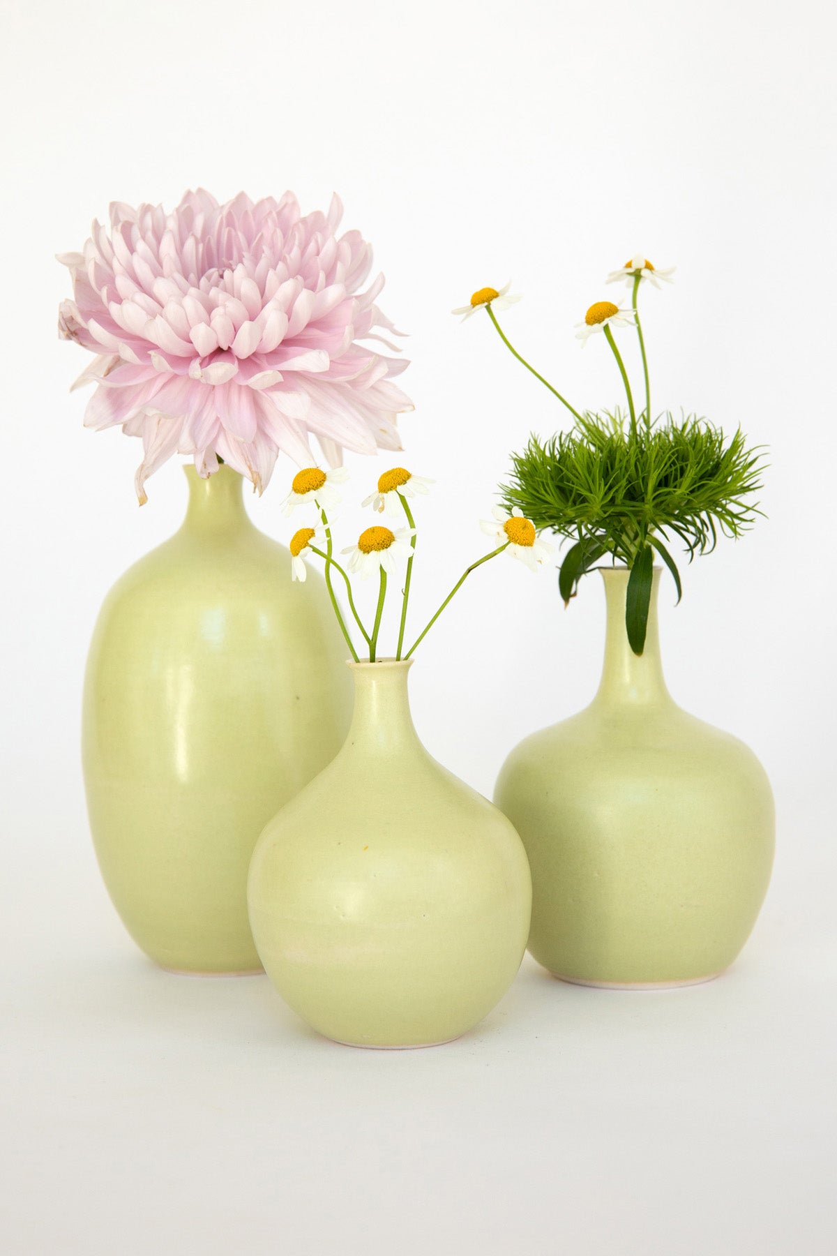 Avocado Bottle Bud Vases by Vy Voi at Abacus Row