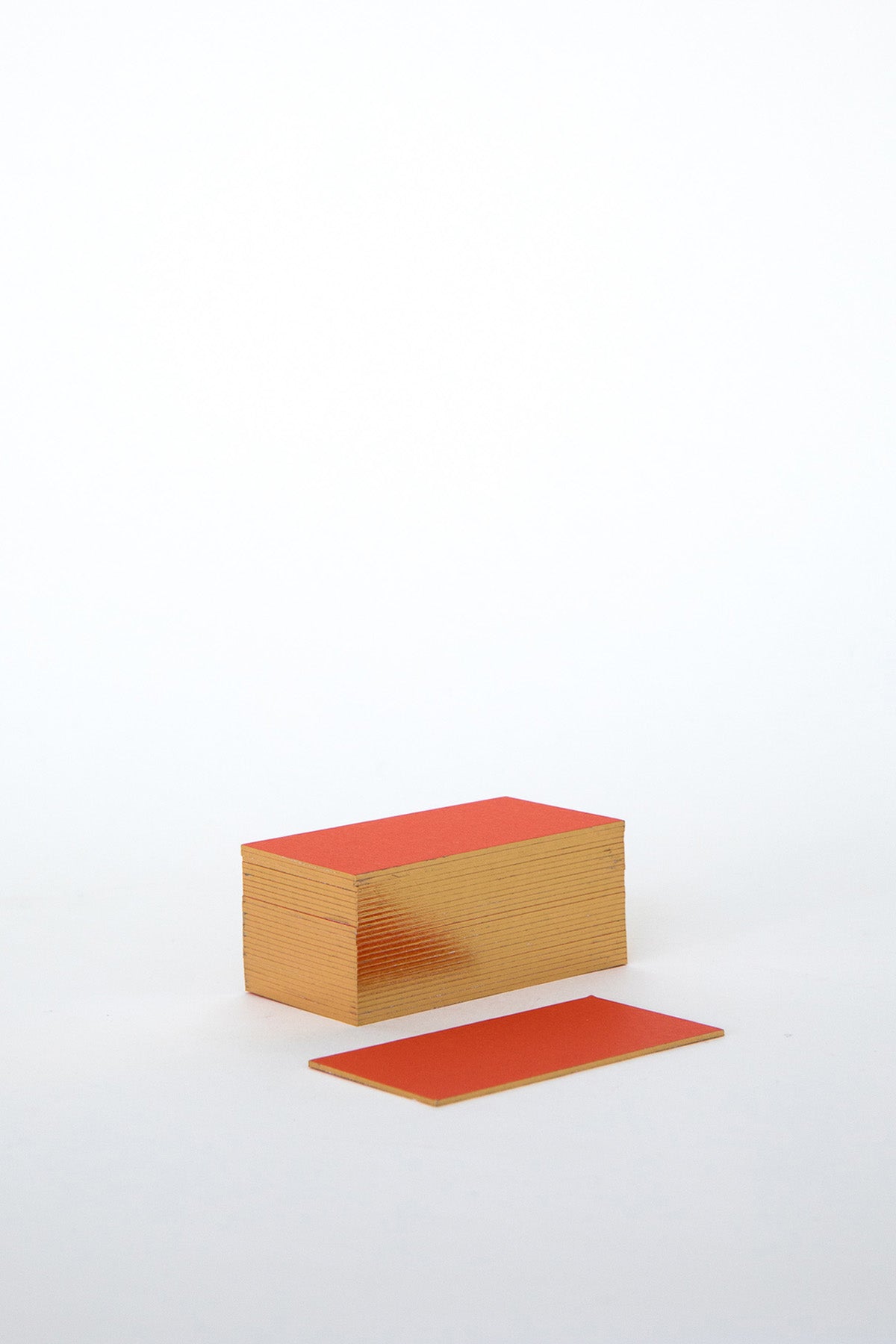 Red Business Cards by Wms & Co at Abacus Row Handmade Jewelry
